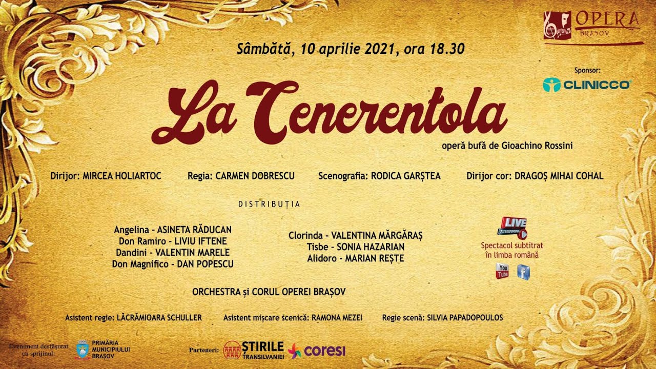 La Cenerentola - Operă bufă de G. Rossini