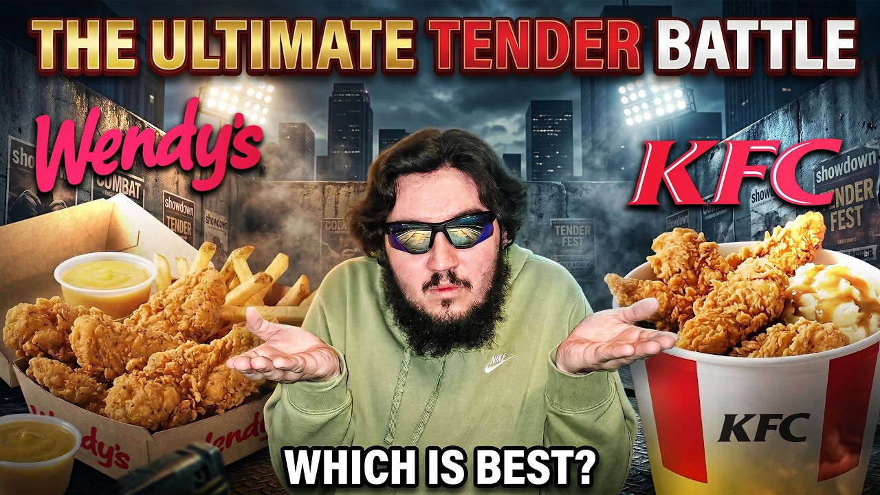 Fast Food Chicken Tenders Battle: Wendy's vs KFC