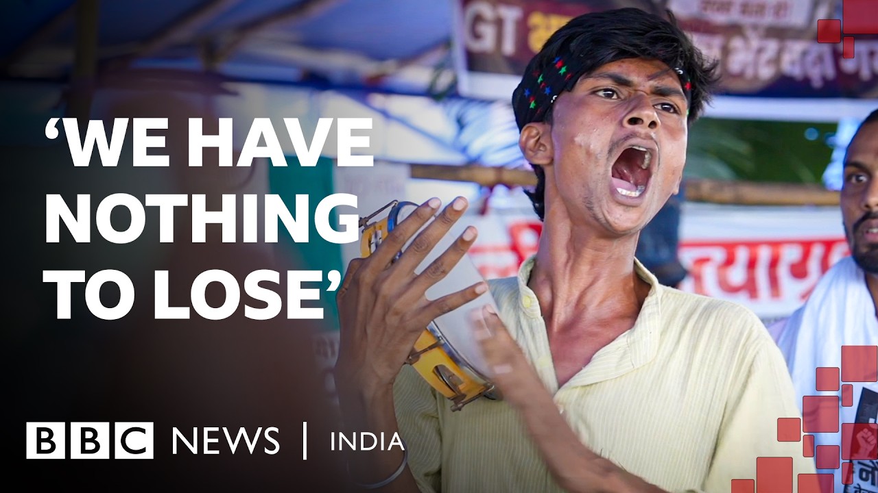 A new youth agitation grips Jharkhand after 'cockroach' protests | BBC News India
