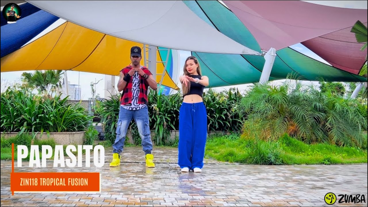 Papasito | Karol G | Tropical fusion zumba Fitness workout Dancefit Zin118 Volume #zinpawan