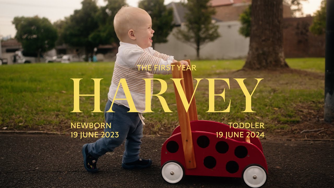Harvey's first year &mdash; Newborn to toddler &mdash; Cinematic video filmed on Sony A7S III
