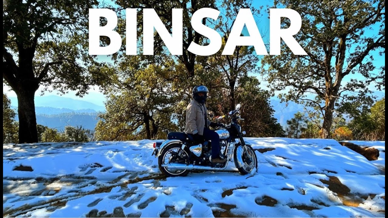 EP 13: Snow is White || Almora Binsar Bike Ride and Trek