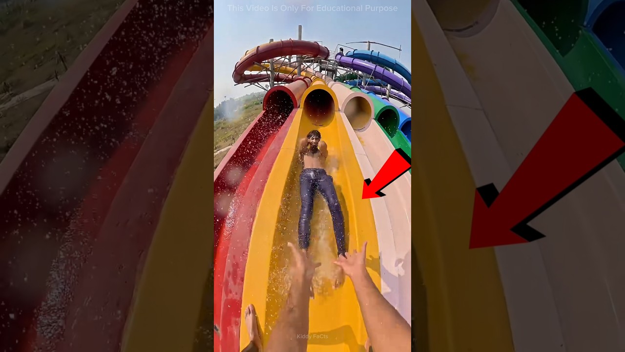 This WaterSlife Gone Wrong ❌🤯 #shorts #viral #trending #viralshort #viralvideos #ytshorts #education