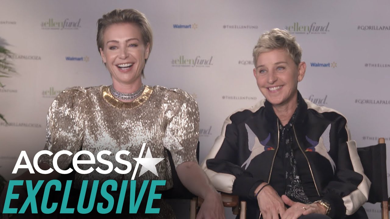 Ellen DeGeneres Gifted Portia de Rossi A Kris Jenner Inspired Silver Lamborghini!