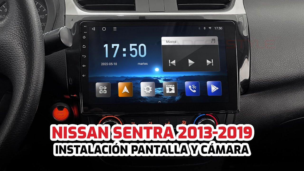 Nissan Sentra 2013-2019 Instalación de Pantalla y Cámara // GADGETSTYLE