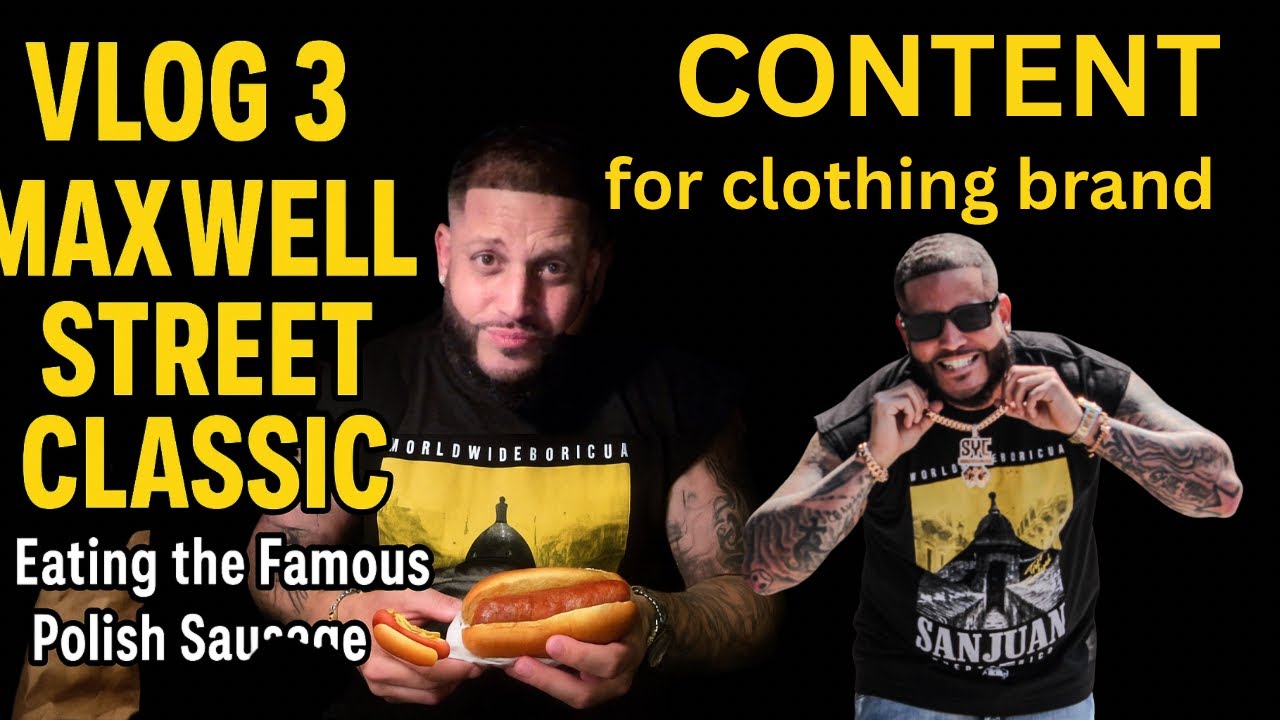 MAXWELL STREET CLASSIC 🌭 | Eating the Famous Polish Sausage | Vlog 3