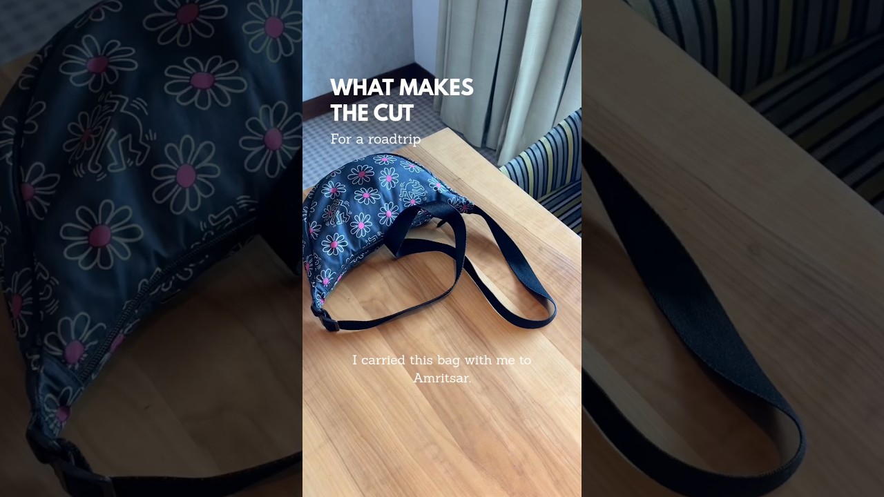 What I carry in my Uniqlo Crossbody | Short Trip Essentials