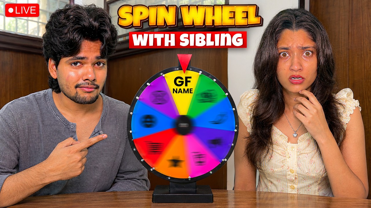 Spin the Wheel Challenge With Siblings 😂