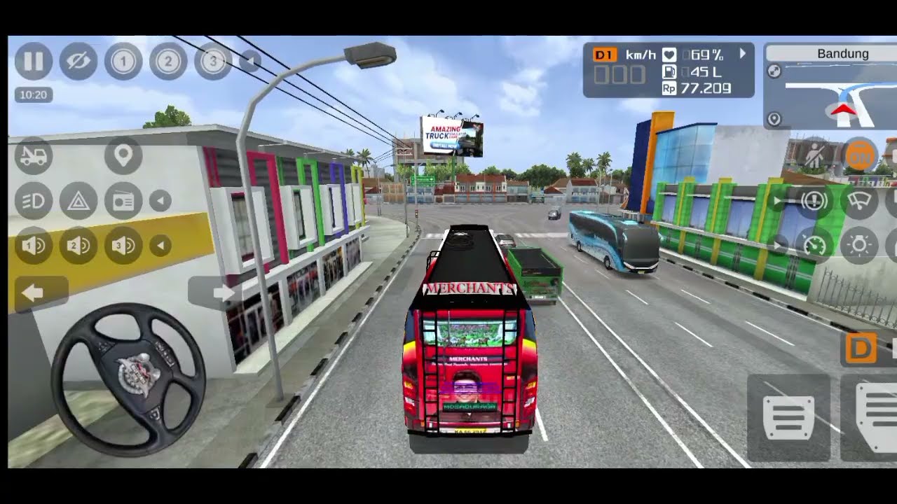 Bus simulator Indonesia Bus gameplay #gaming #bussid #busgames 