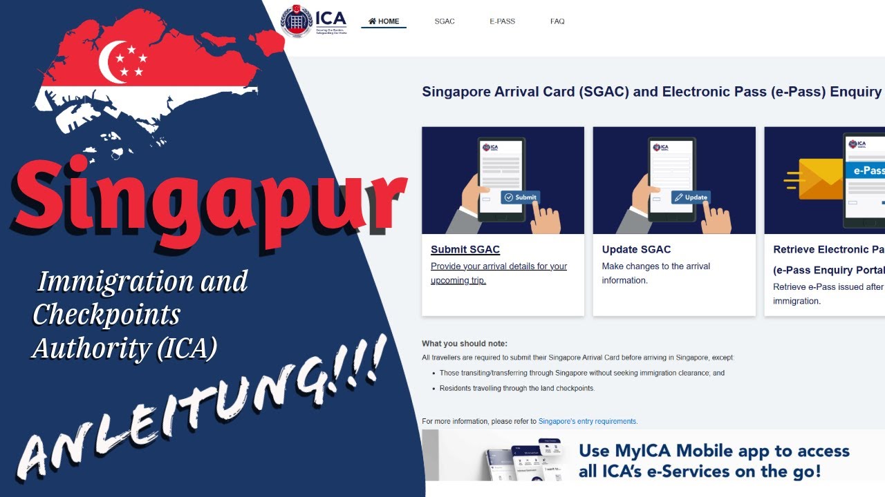 Singapur Gesundheitserklärung online Anmeldung, so wird`s gemacht!