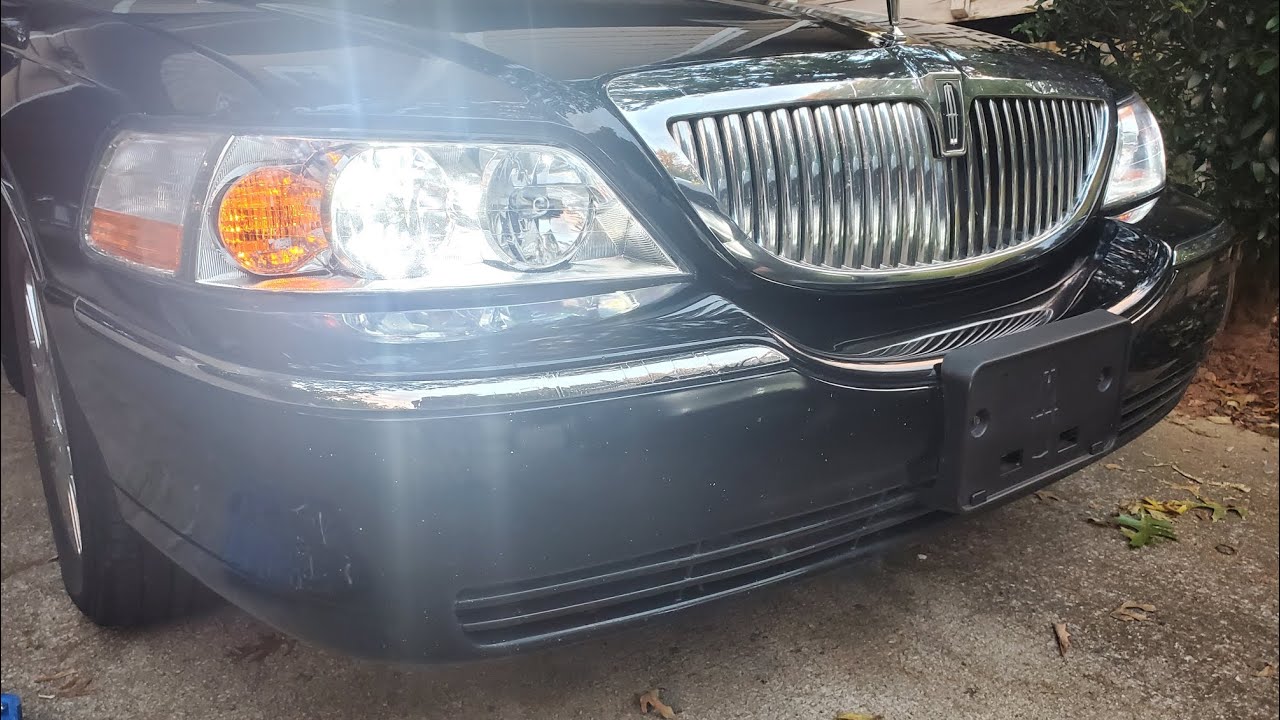 Светодиодные фары Lincoln Town Car