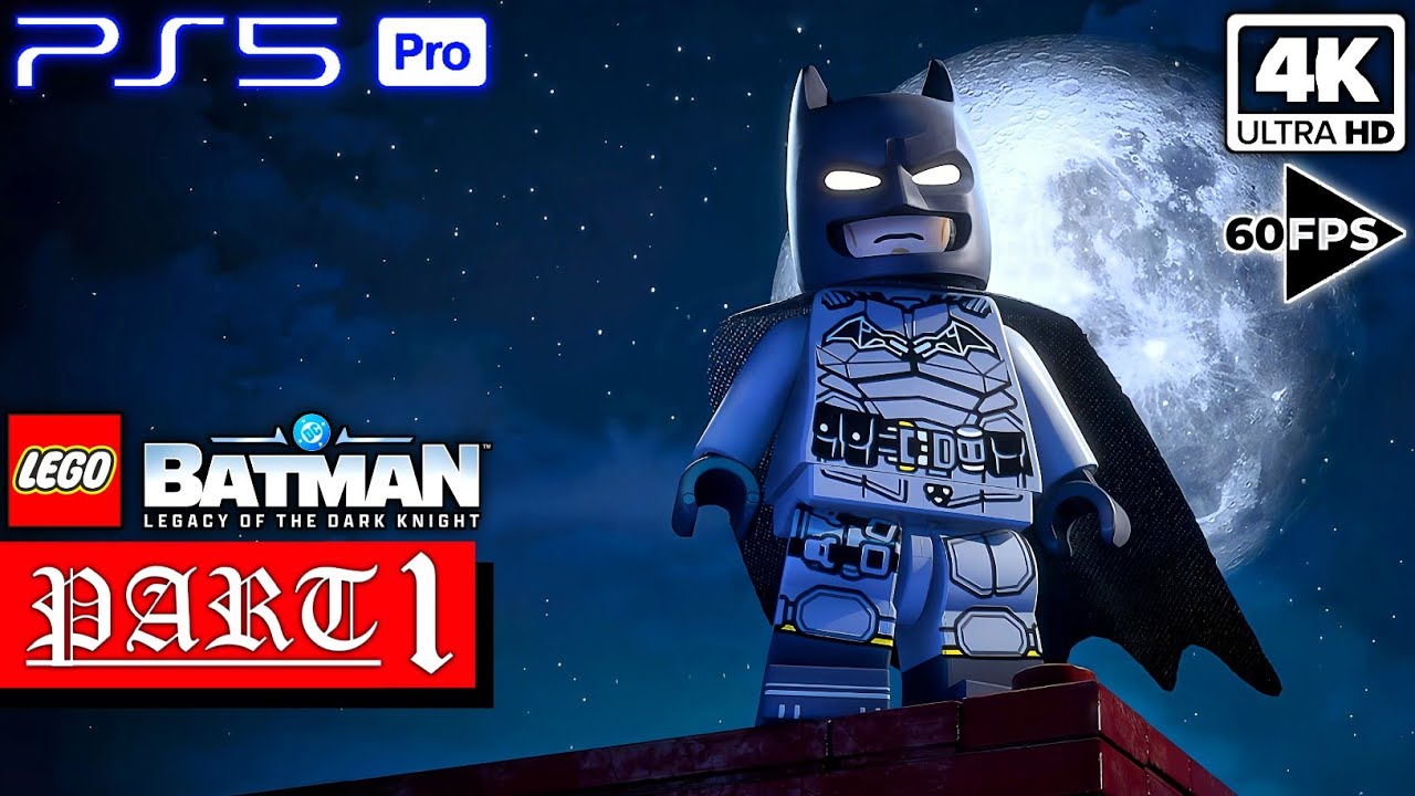 LEGO Batman Legacy of the Dark Knight - GAMEPLAY WALKTHROUGH (FULL GAME PART 1) | PS5 PRO | 4K 60FPS