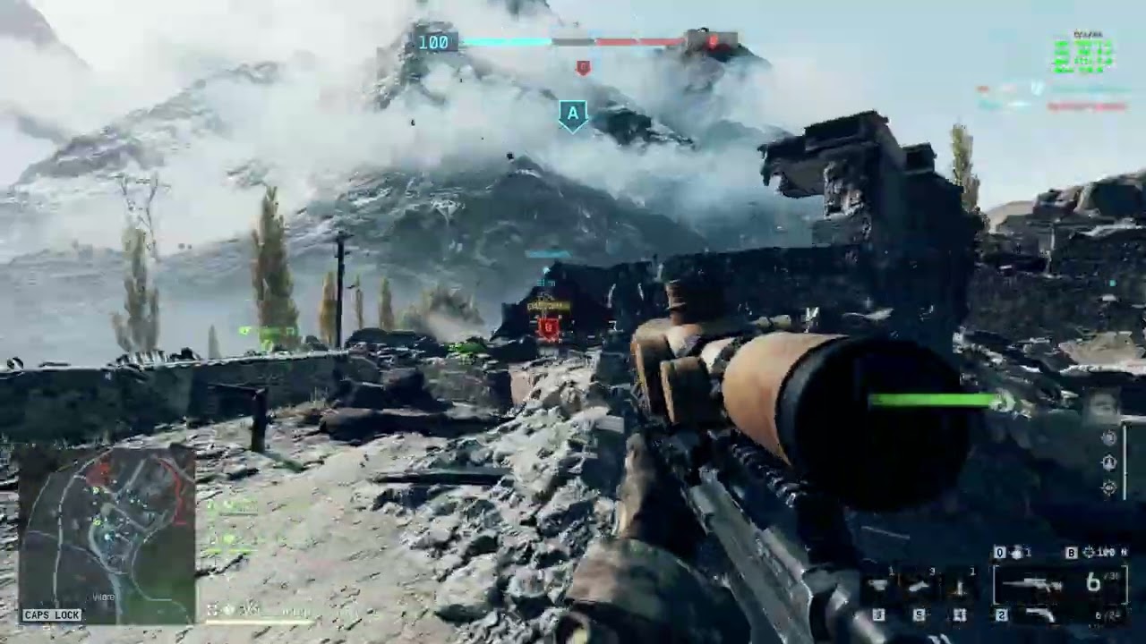Tentando jogar bem de Sniper no BF6