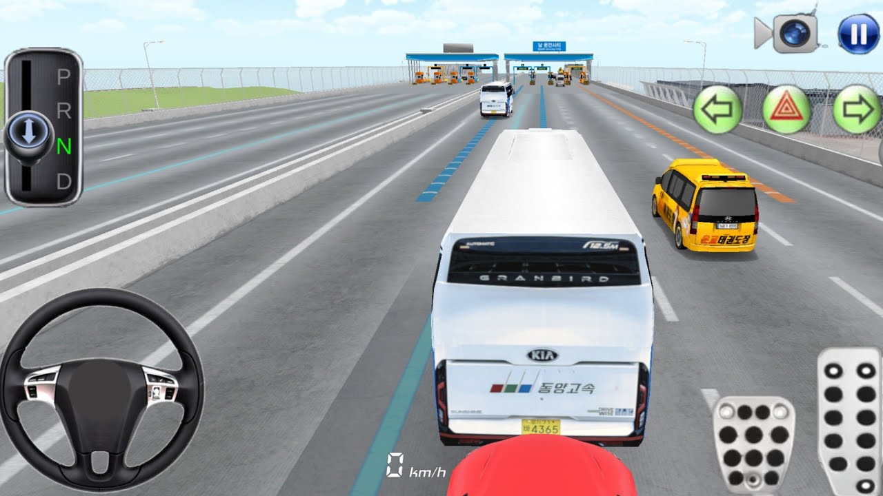 Kia Granbird bus⚡ 3d driving class 💥 long  right 👍🏿 enjoy game play ▶️ Android game play 💯