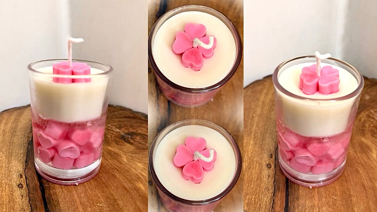 Designer Glass Candle | Soy Wax Candle | Candle Making For beginners