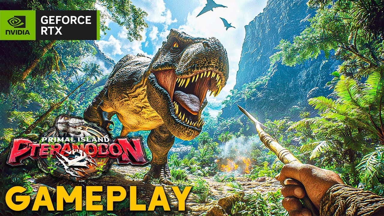 PTERANODON 2 PRIMAL ISLAND New Gameplay Demo 16 Minutes 4K