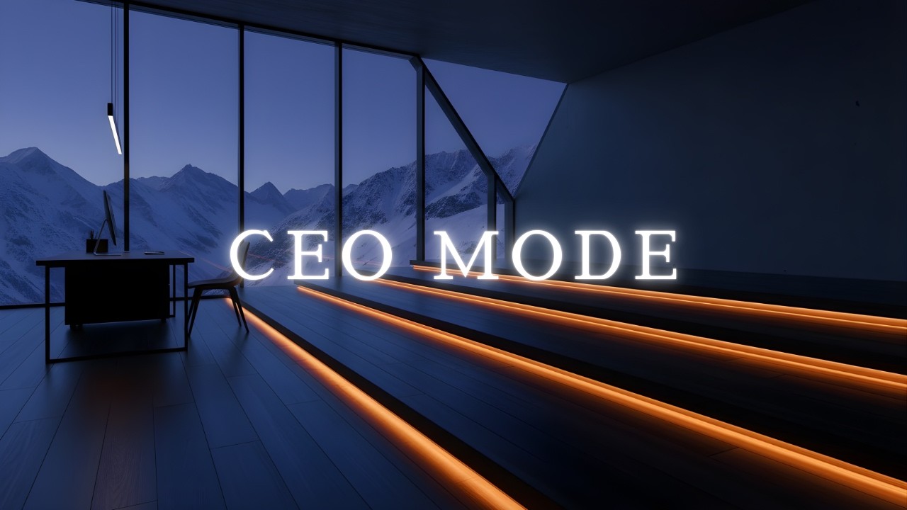 CEO MODE • Quiet Luxury Mountain Office | Deep Work Music (No Distractions)
