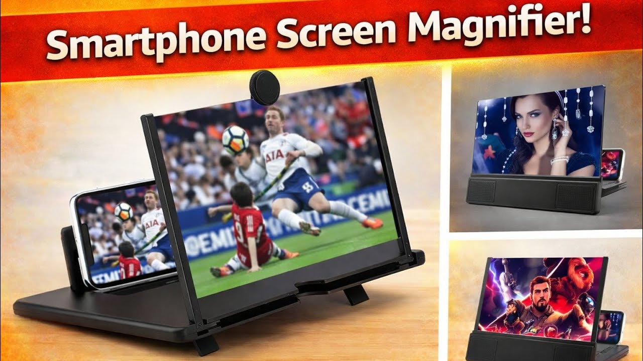 Best Mobile Phone Screen Magnifier | 3D HD Screen Magnifier 