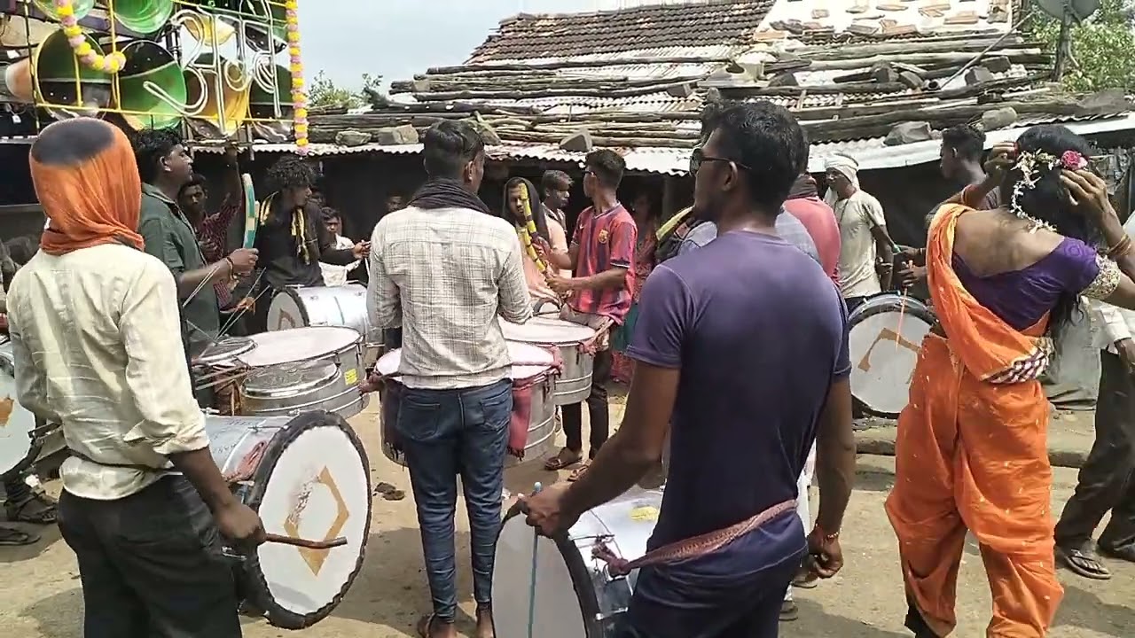 👑 जय अम्बे धुमाल ग्रुप येसापुर 👑🥰 तिरकी नज़र गोलादे Kolami Song 👑🥰