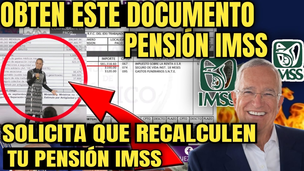 PENSION IMSS PUEDES AUMENTAR TU PAGO ASÍ💰SHEINBAUM REVELA LO QUE HARÁ CON PAGO DE SALINAS PLIEGO😱