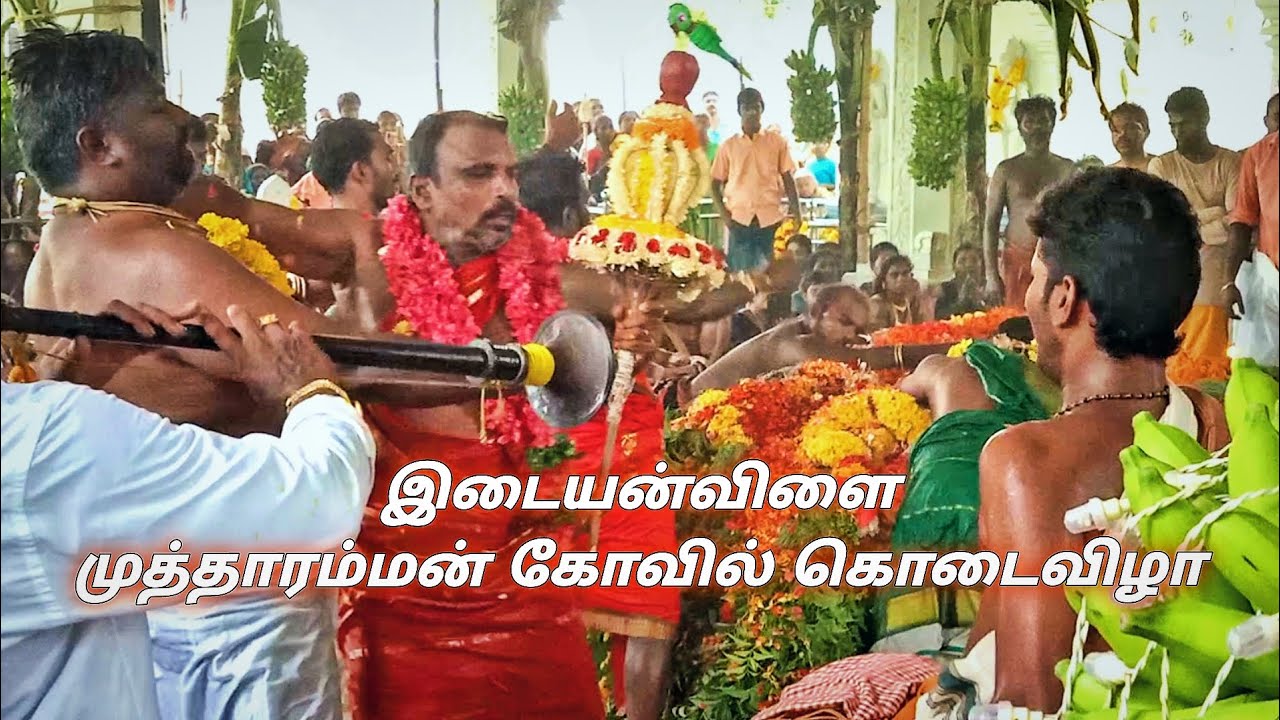 🙏இடையன்விளை முத்தாரம்மன் திருக்கோவில் கொடைவிழா | Edayanvillai Mutharamman Kovil kodai | Kanyakumari