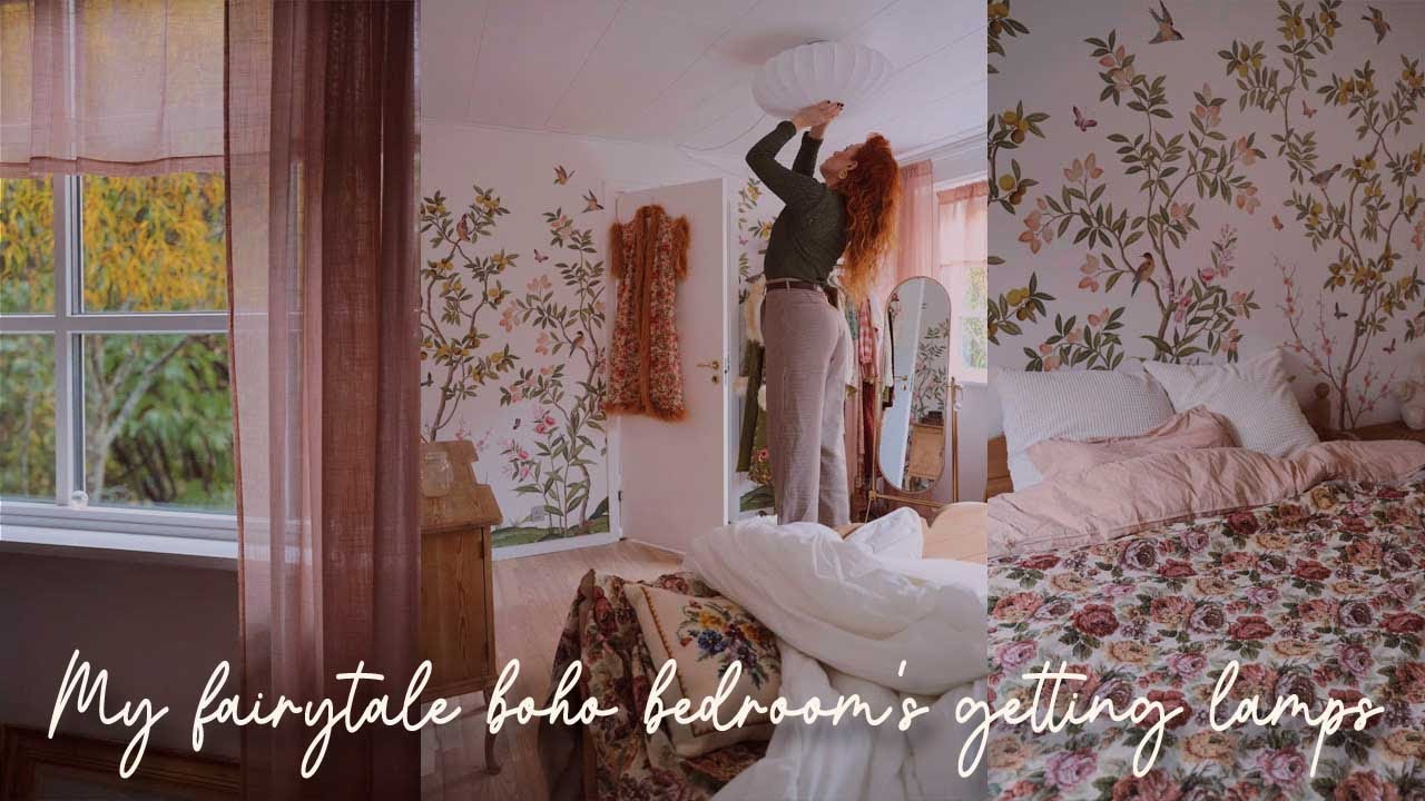 My fairytale boho bedroom is finally getting lamps
