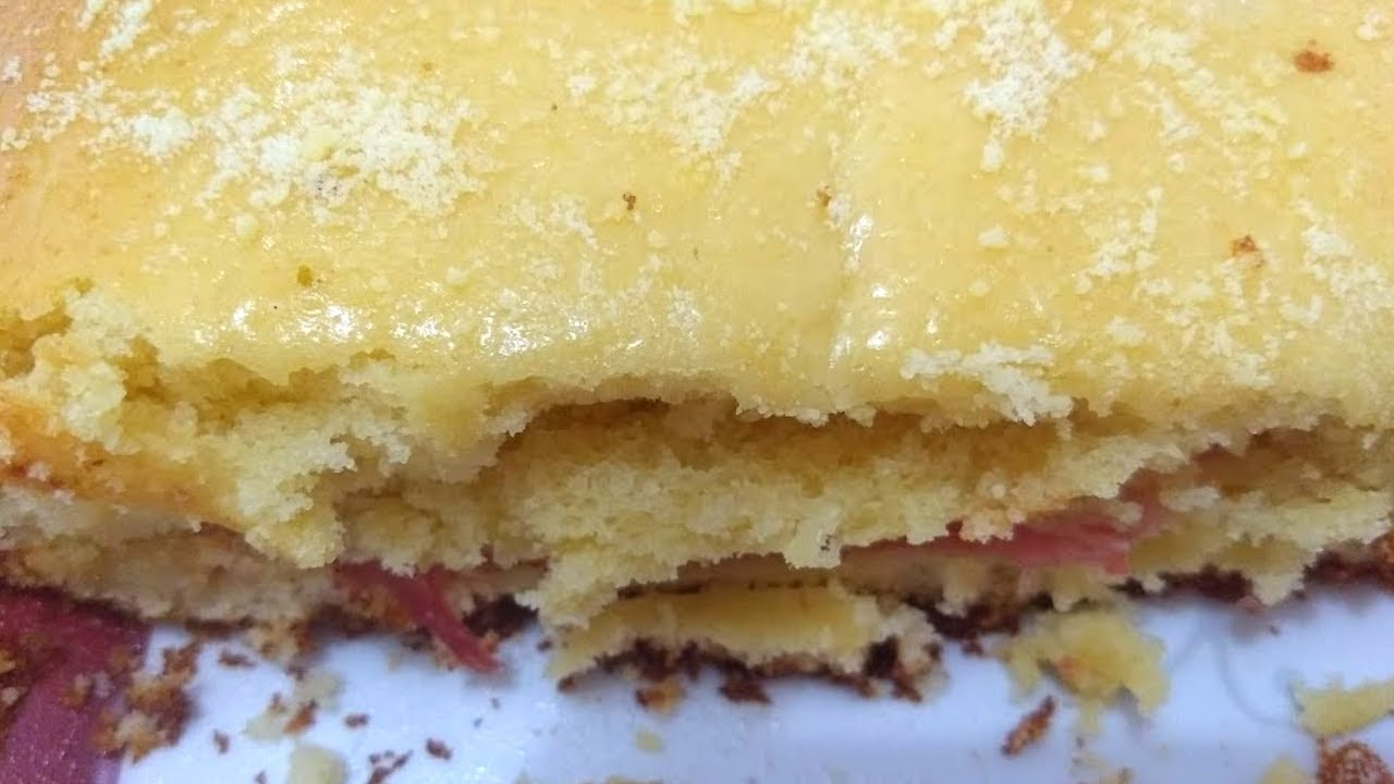 PÃO DE FORNO DE LIQUIDIFICADOR RECHEADO COM QUEIJO E PRESUNTO