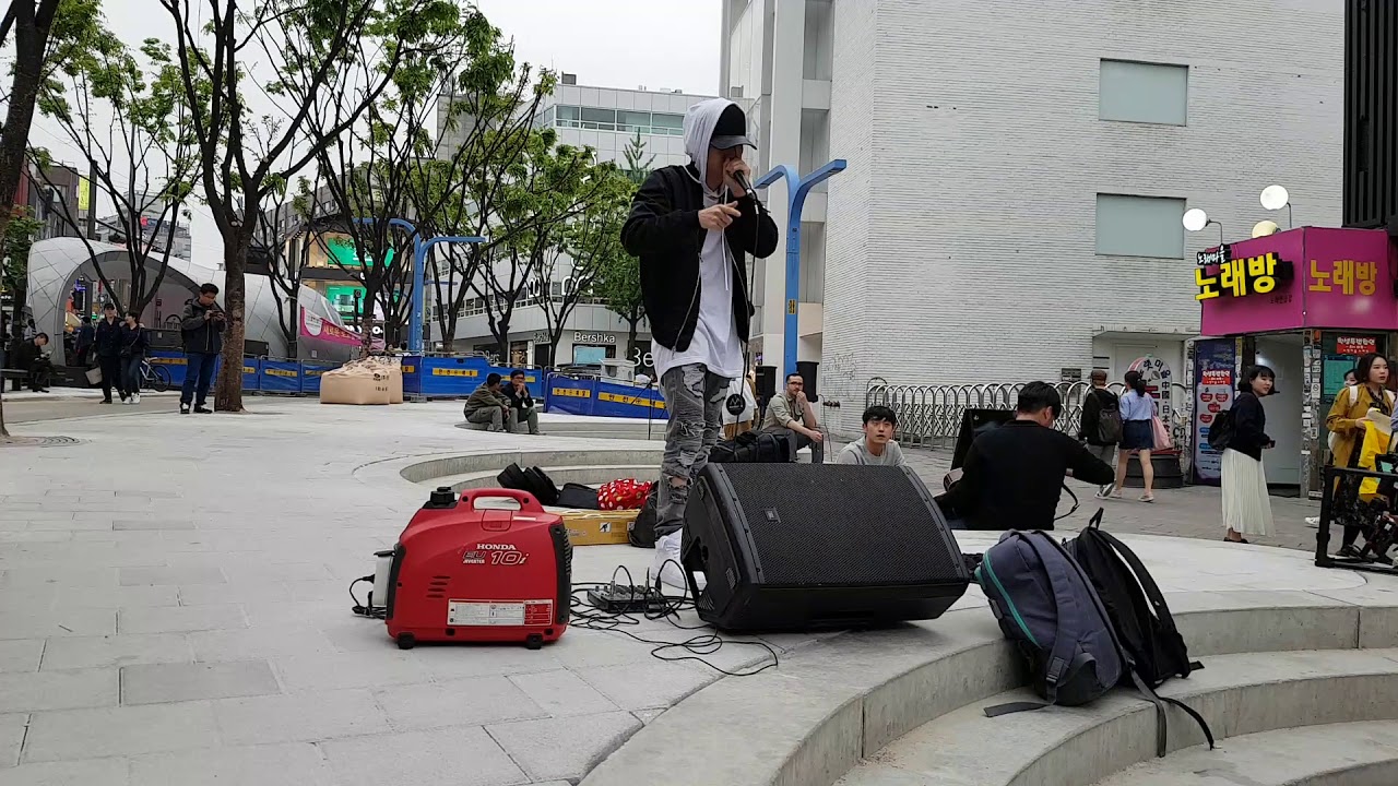 KRNFX Beatboxing @ Hongdae 홍대 - Set 2 of 5