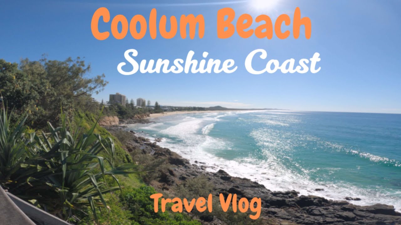 (Coolum Beach) Sunshine Coast, Queensland. Gorgeous beach perfect for your getaway. Walking 4K