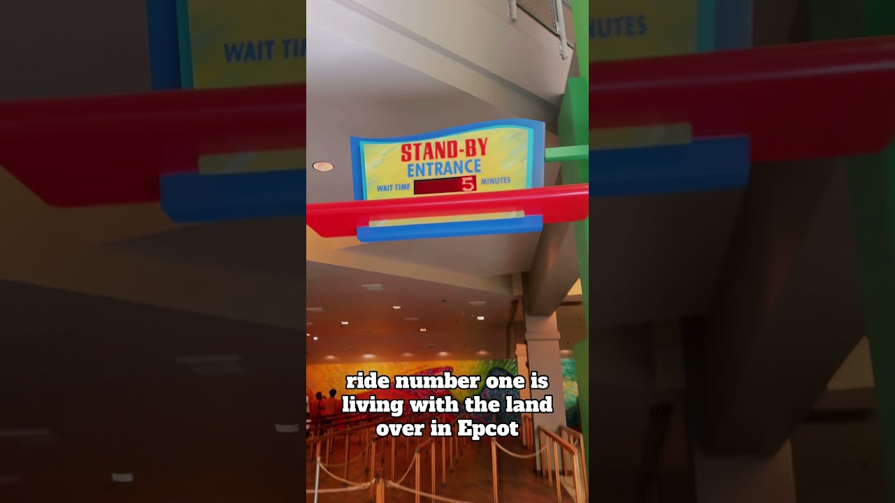 Disney rides with no wait! #disney #disneyworld #shorts