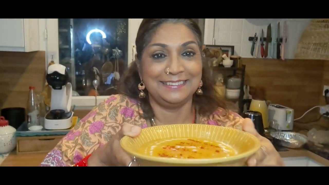 SOUPE INDIENNE PROTEINEE TOMATES LENTILLES🍅🍅🍅