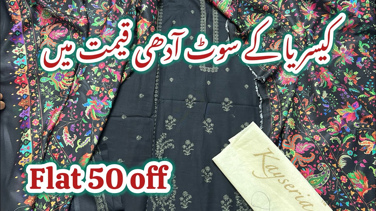 Kayseria sale flat 50 shopping haul,glamour it