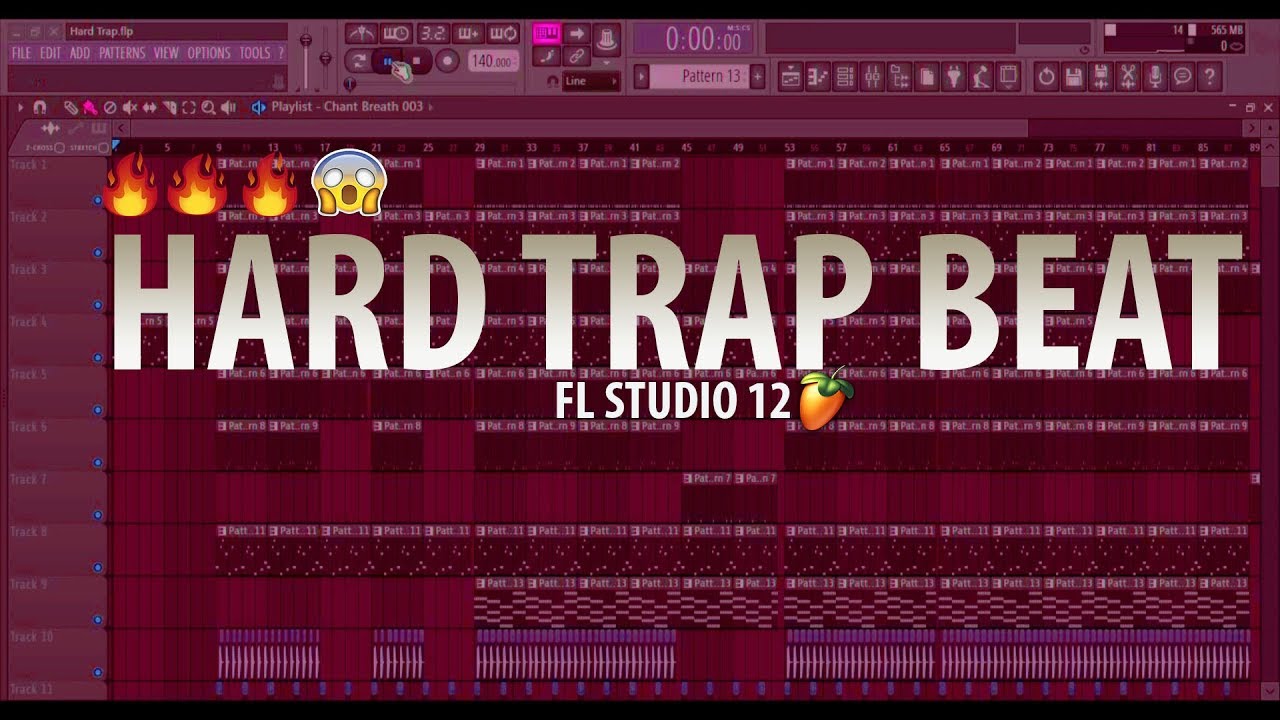 Hard Trap Beat I FL Studio 12 | [Free FLP ]