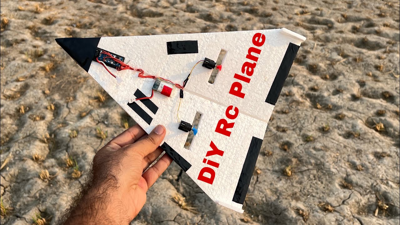 How to make simple Rc Plane || Full Build || Diy || with Coreless Motor #Humayun  