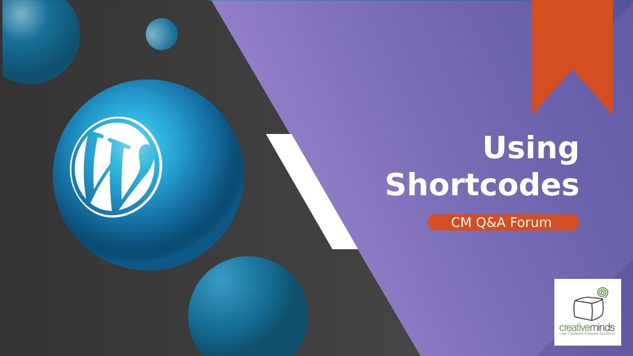 Using Shortcodes in the Questions and Answers Forum Plugin | WordPress