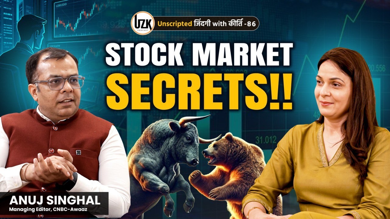 Anuj Singhal CNBC Awaaz🎙️| First Trade Strategy With Anuj Singhal?🤔 Dr Kirti Sisodia | UZK EP-86