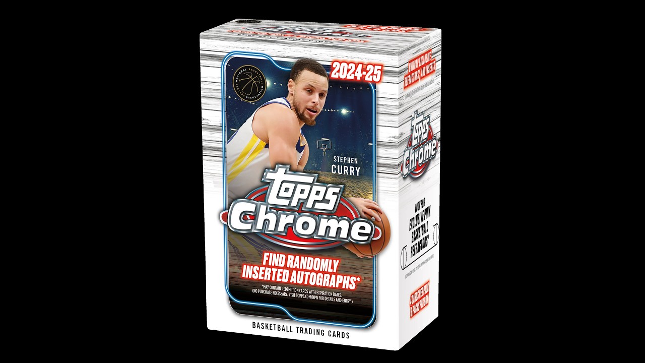 Basketball TC - Box ripping of 24-25 Topps Chrome basketball cards