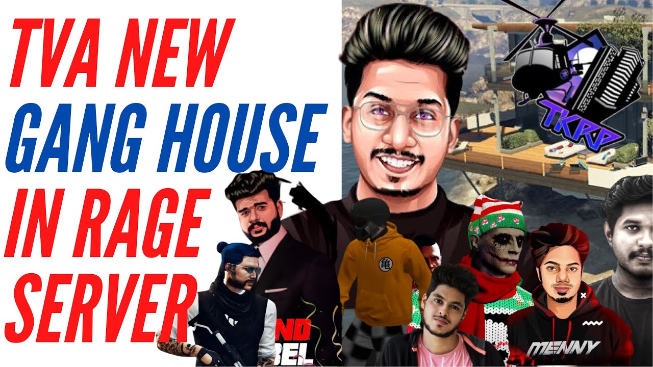 TVA NEW GANG HOUSE IN RAGE SERVER TKRP #TVA #TVABOB #TVAVASU #TVABABU #TVASARAK #TVABULLET #TKRP