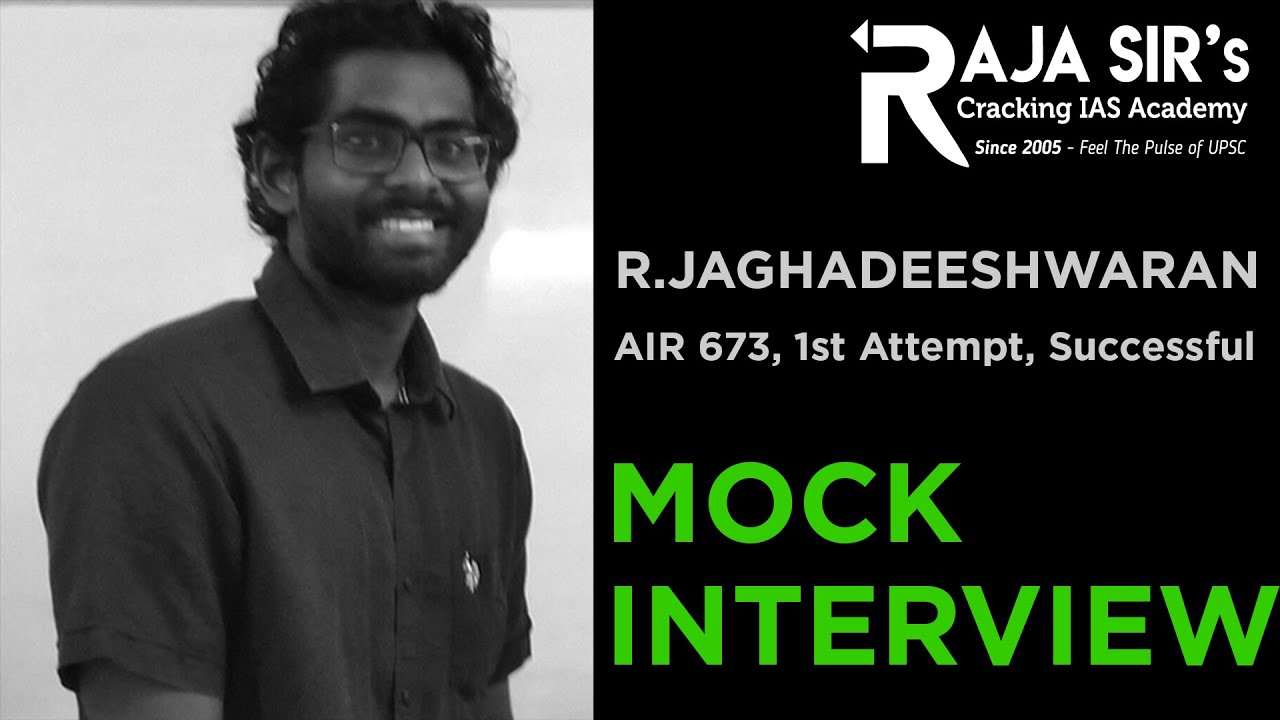IAS SUCCESSFUL-1ST ATTEMPT|UPSC 2019 RESULTS|Raja Sir's Cracking IAS Academy| Shri.R.JAGHADEESWARAN