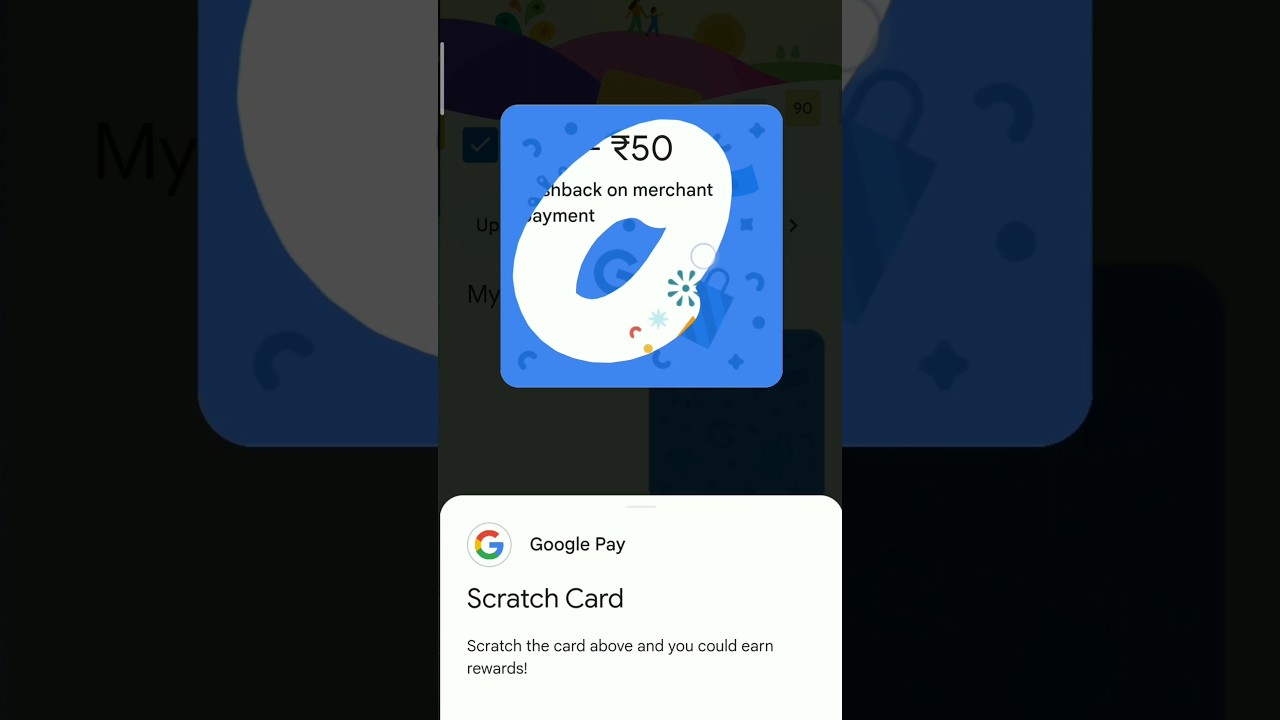 G-pay New Holi Cashback Offer | Get ₹10 - ₹50 Cashback For All | #googlepay #Shorts #cashback