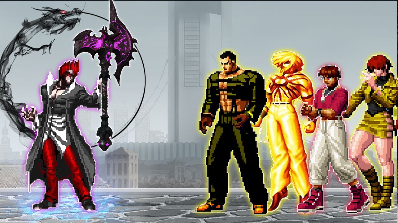 [Mugen KOF] Yagami AD Lv 2 Vs Super Orochi Awaken TEam