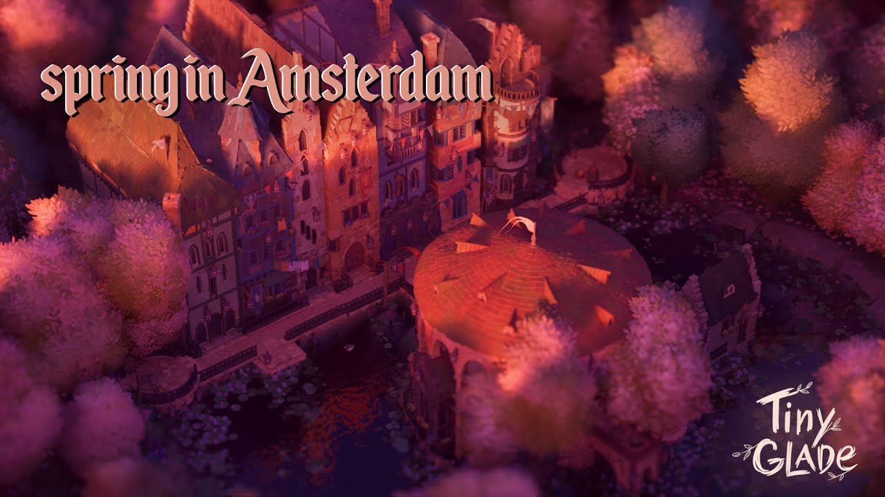 spring in Amsterdam | speed build | Tiny Glade