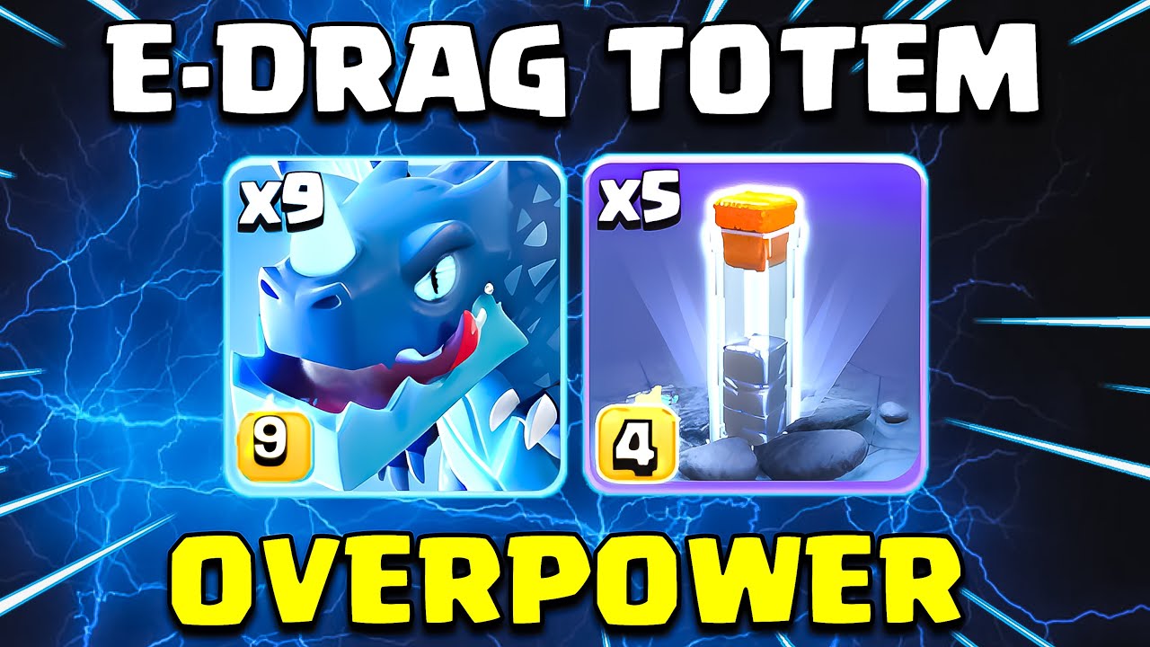 Electro Dragon with Totem Spell are OVERPOWER! TH18 Attack Strategies 2025 Coc