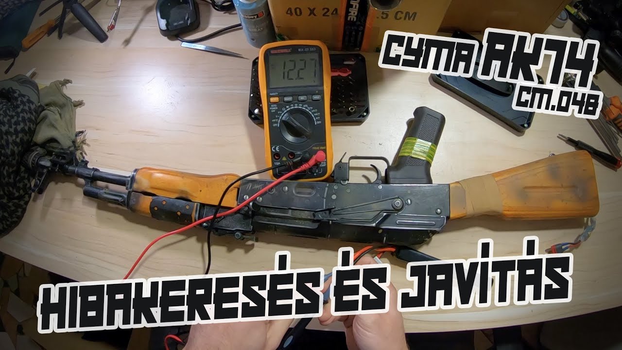Airsoft AK74 hibakeresés és javítás - Airsoft Tech, Cyma CM048 szerviz