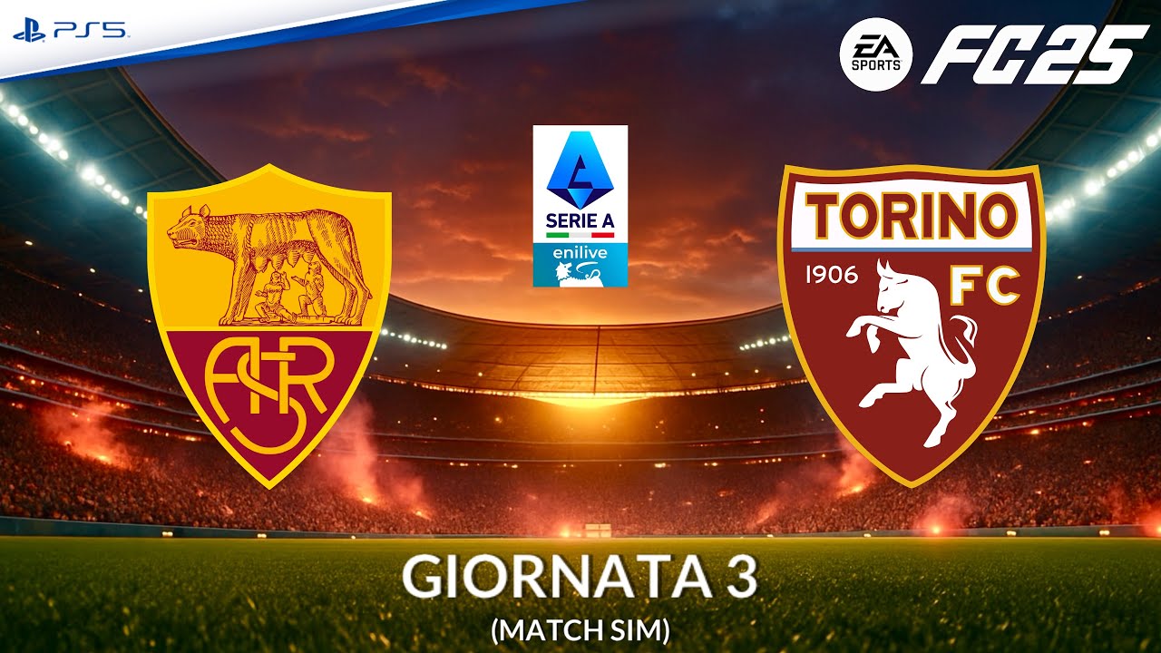 Roma - Torino | Serie A 2025/26 (Match Sim) | FC 25