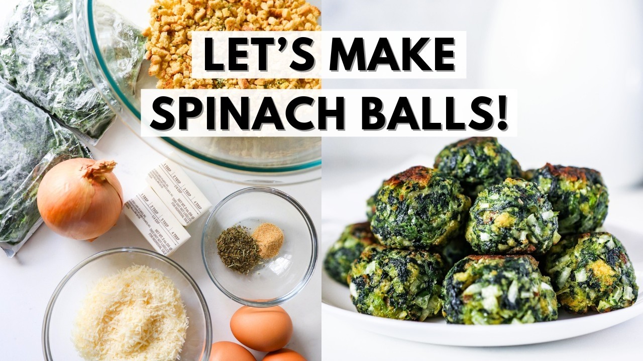 Easy Spinach Balls Recipe | Only 8 Ingredients!