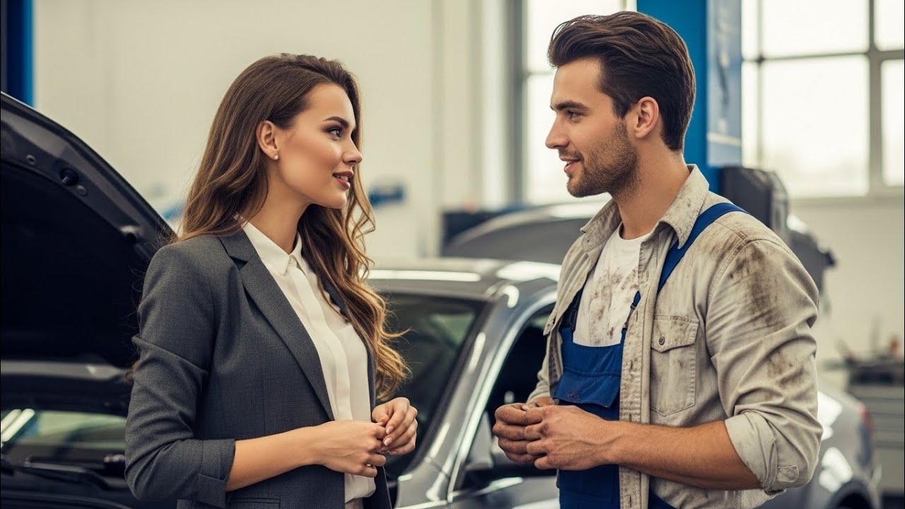 A Poor Mechanic Agreed to Be Her Weekend Date — He Had No Idea She Was a Billionaire Boss!