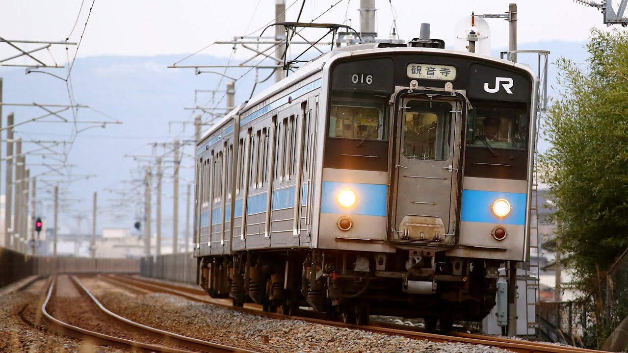 JR四国 121系 近郊型電車【Full HD】