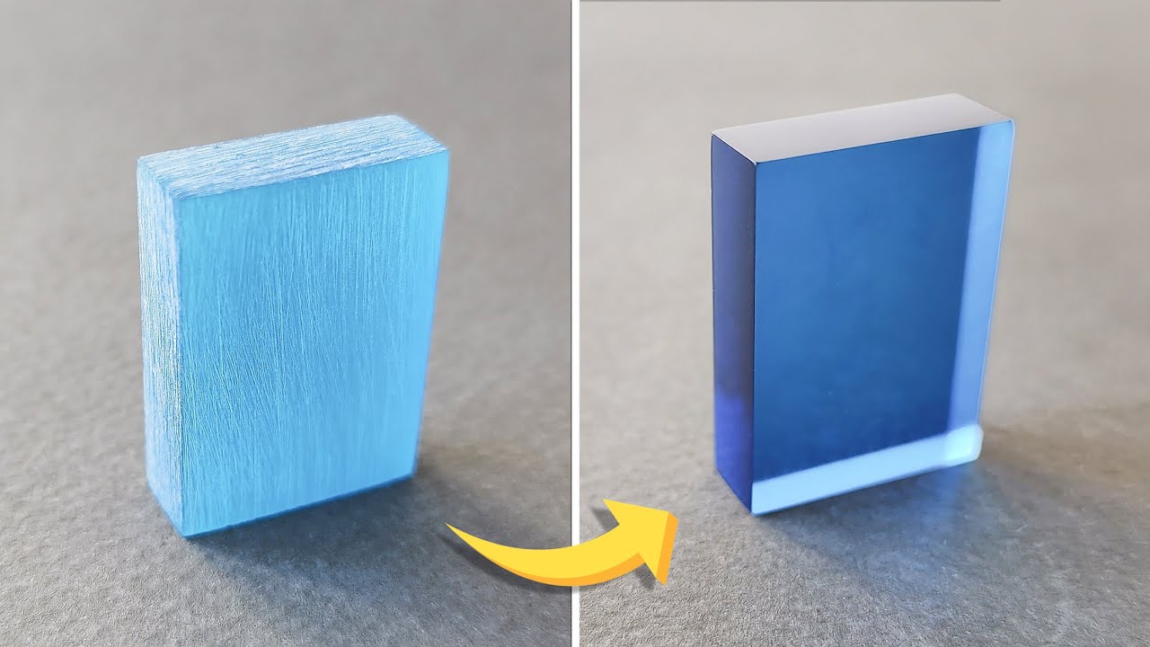 Make Resin Crafts Like A Glass Clear | Polish Epoxy Resin