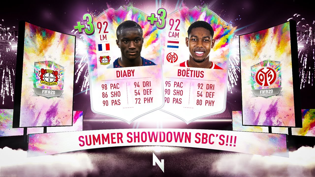 SUMMER SHOWDOWN SBC IS INSANE! 92 LM DIABY, 92 CAM BOETIUS - FIFA 20 Ultimate Team